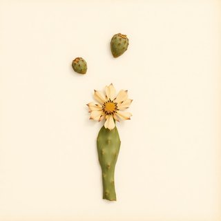 Opuntia erinacea (Mojave Prickly Pear) — botanical photograph