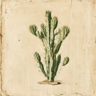 Opuntia ficus-indica (Prickly Pear) — botanical photograph