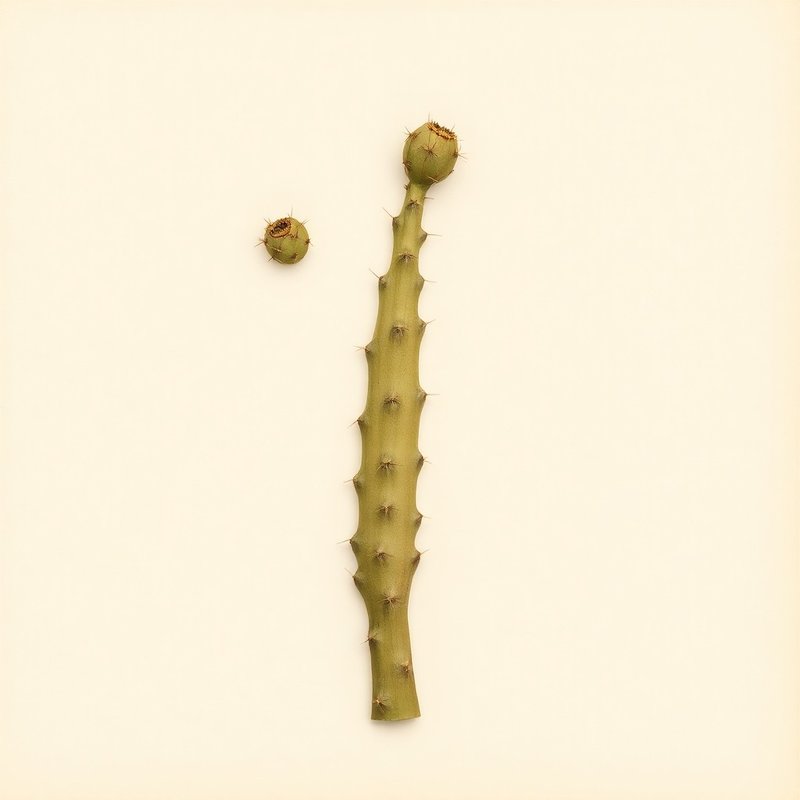 Opuntia macrorhiza (Twist-Spine Prickly Pear) — botanical photograph