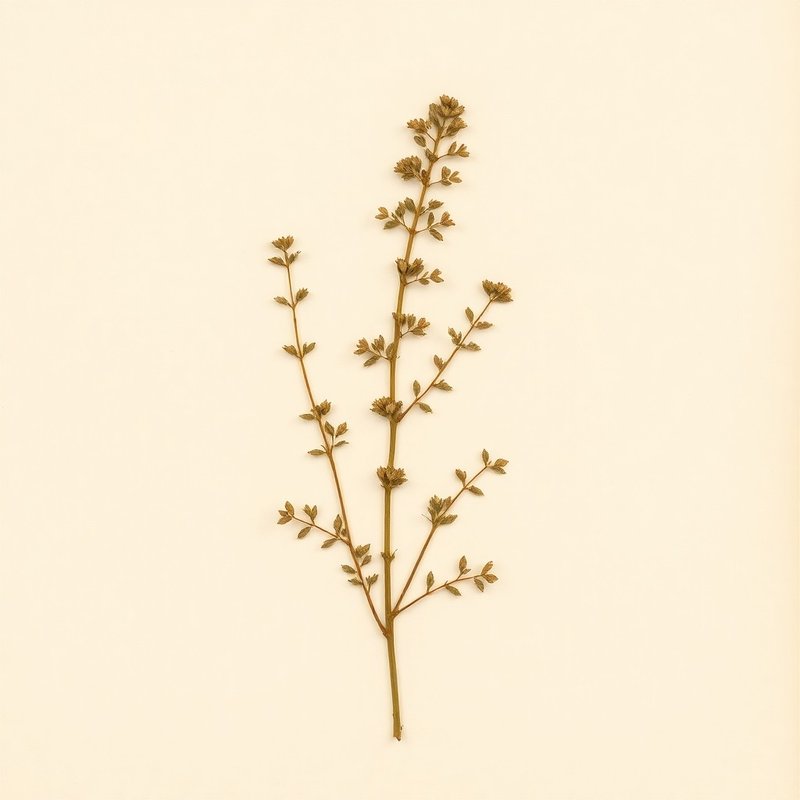 Origanum vulgare hirtum (Greek Oregano) — botanical photograph