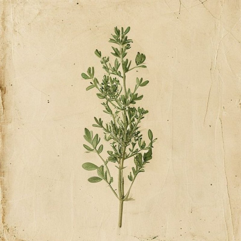 Origanum x majoricum (Hardy Marjoram) — botanical photograph