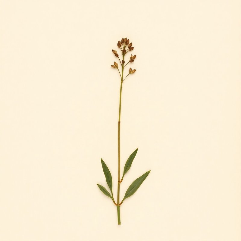 Ornithogalum umbellatum (Star Of Bethlehem) — botanical photograph