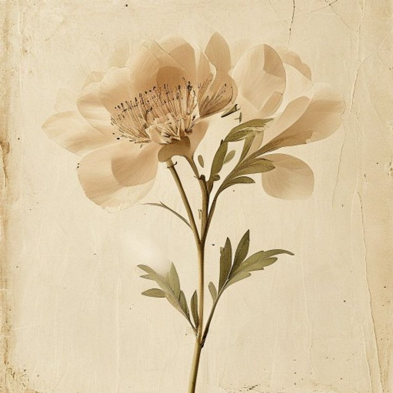 Paeonia caucasica (Paeonia caucasica) — botanical photograph