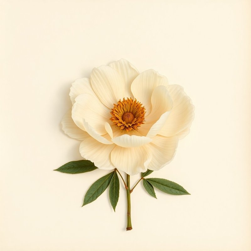 Paeonia ostii (Tree Peony) — botanical photograph