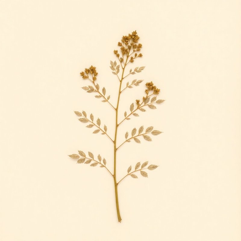 Panax quinquefolius (Panax quinquefolius) — botanical photograph