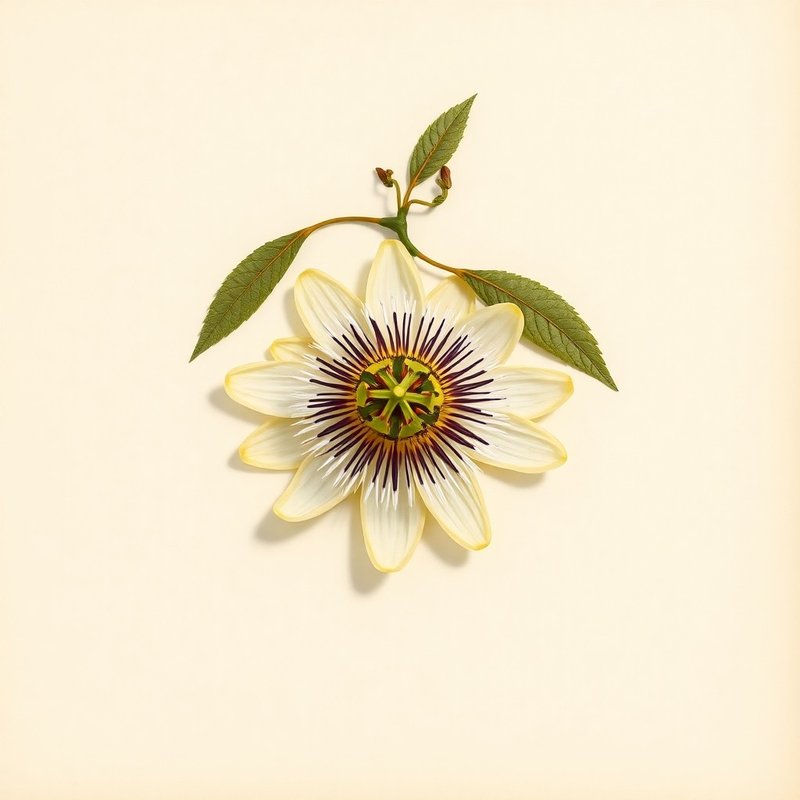 Passiflora antioquiensis (Banana Passionfruit) — botanical photograph