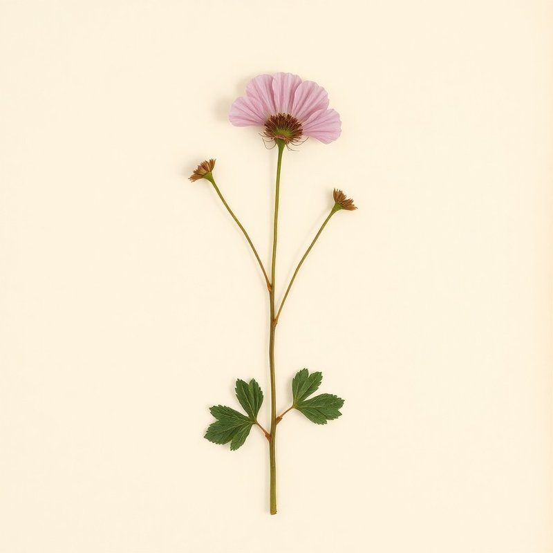 Pelargonium zonale (Horseshoe geranium) — botanical photograph