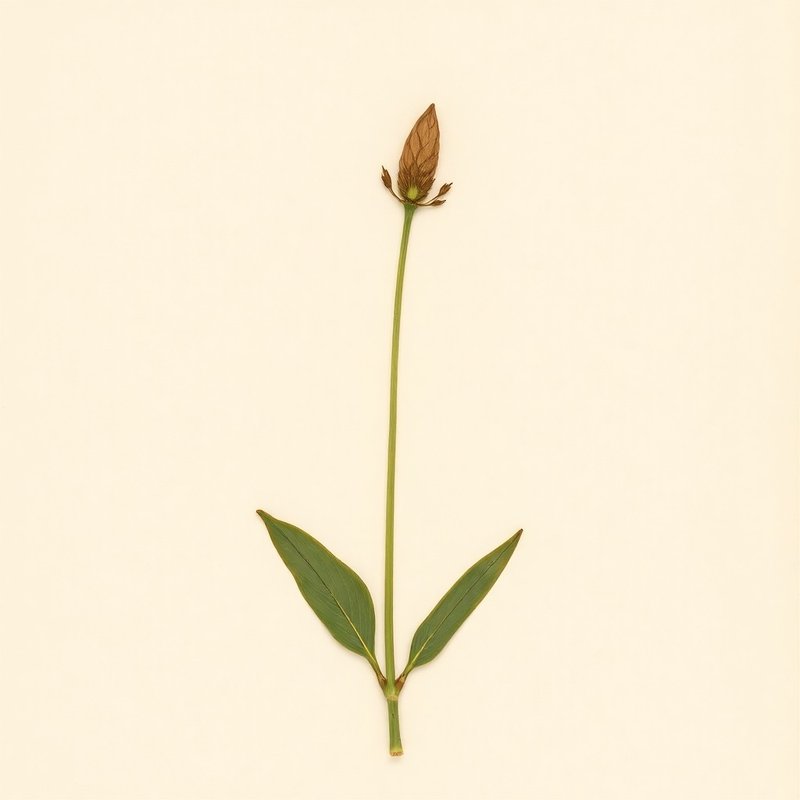 Peltandra virginica (Green Arrow Arum) — botanical photograph