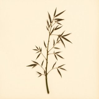 Phyllostachys arcana (Half-Black Bamboo) — botanical photograph