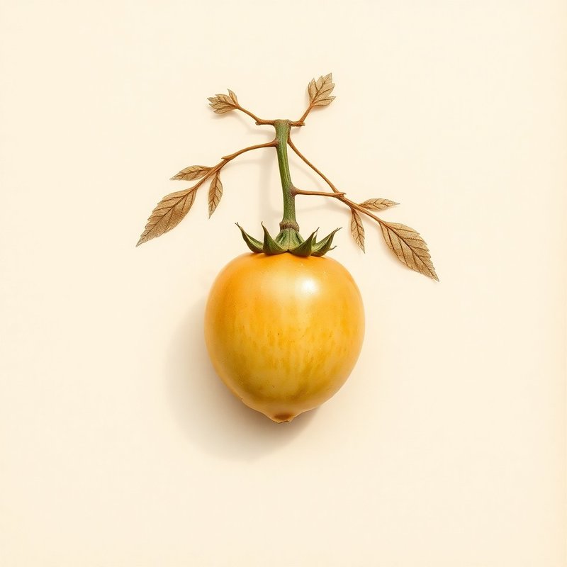 Physalis ixocarpa (Tomatillo) — botanical photograph