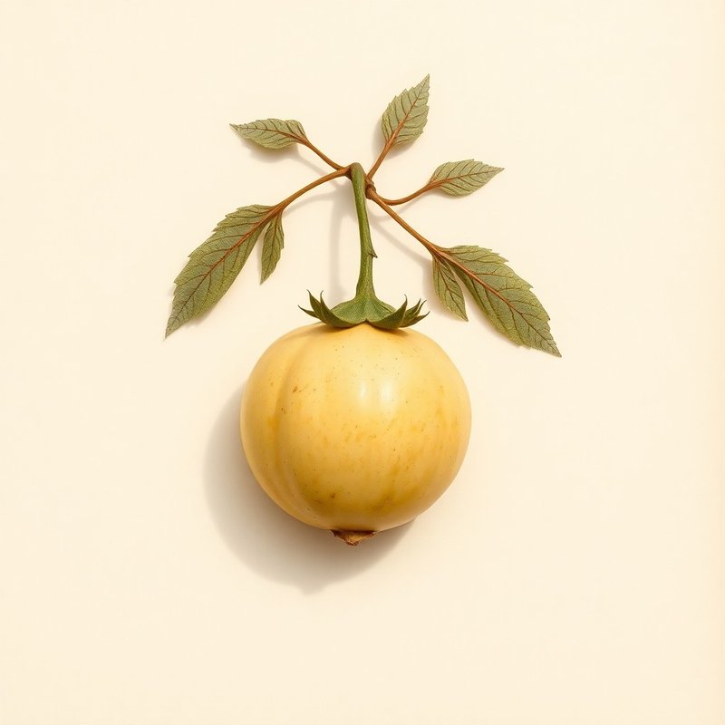 Physalis philadelphica (Wild Tomatillo) — botanical photograph