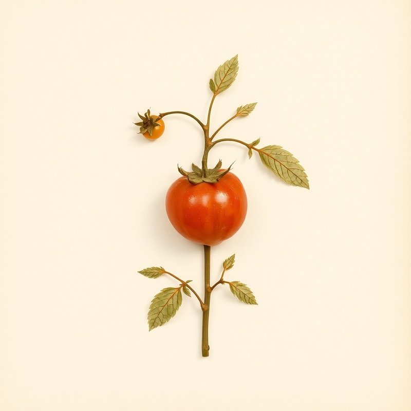 Physalis pruinosa (Strawberry Tomato) — botanical photograph