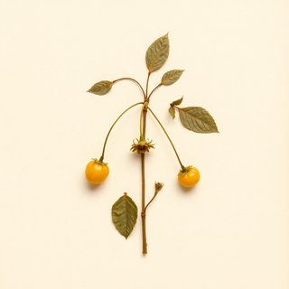 Physalis viscosa (Sticky Ground Cherry) — botanical photograph
