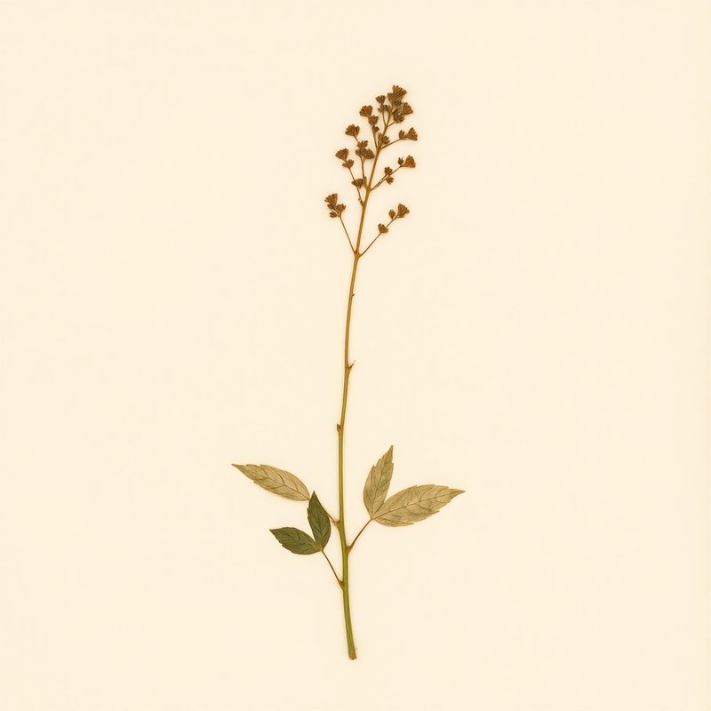 Phytolacca dioica (Phytolacca dioica) — botanical photograph