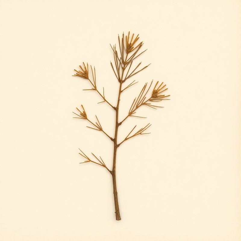 Pinus pinea (Stone pine) — botanical photograph