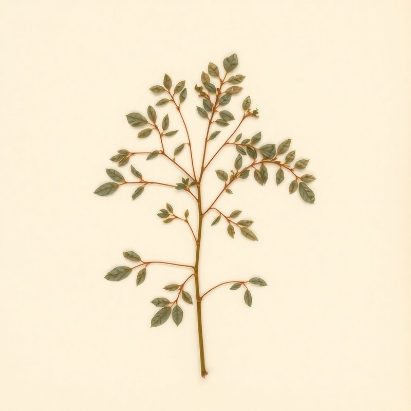 Pittosporum phillyreoides (Weeping Pittosporum) — botanical photograph