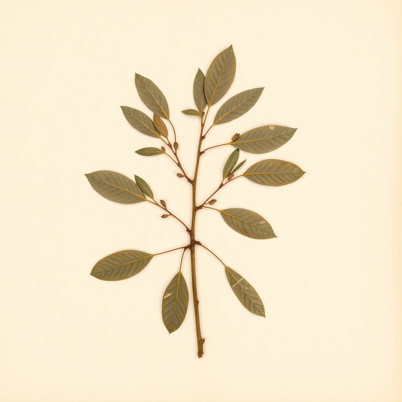 Podocarpus elatus (Australian Plum) — botanical photograph