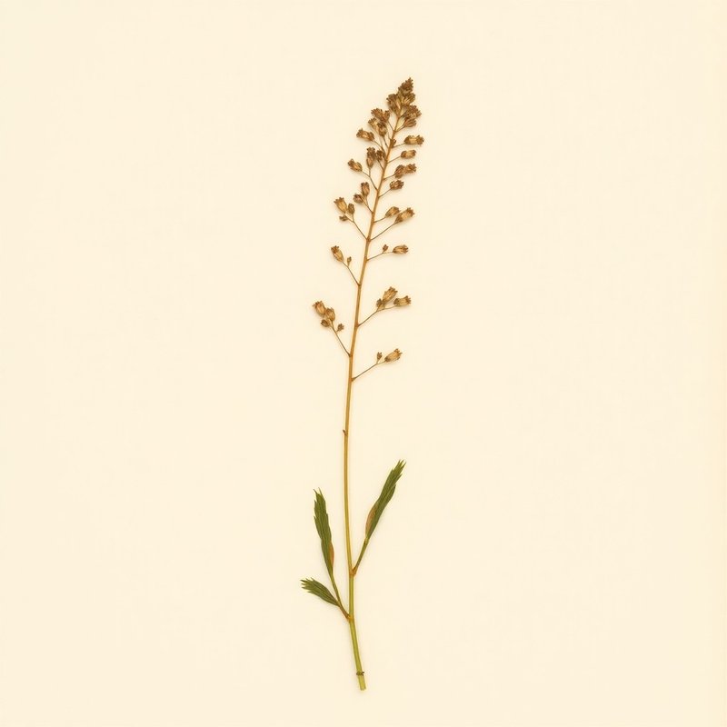 Polygonum bistortoides (American Bistort) — botanical photograph