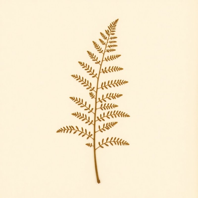 Polypodium glycyrrhiza (Licorice Fern) — botanical photograph