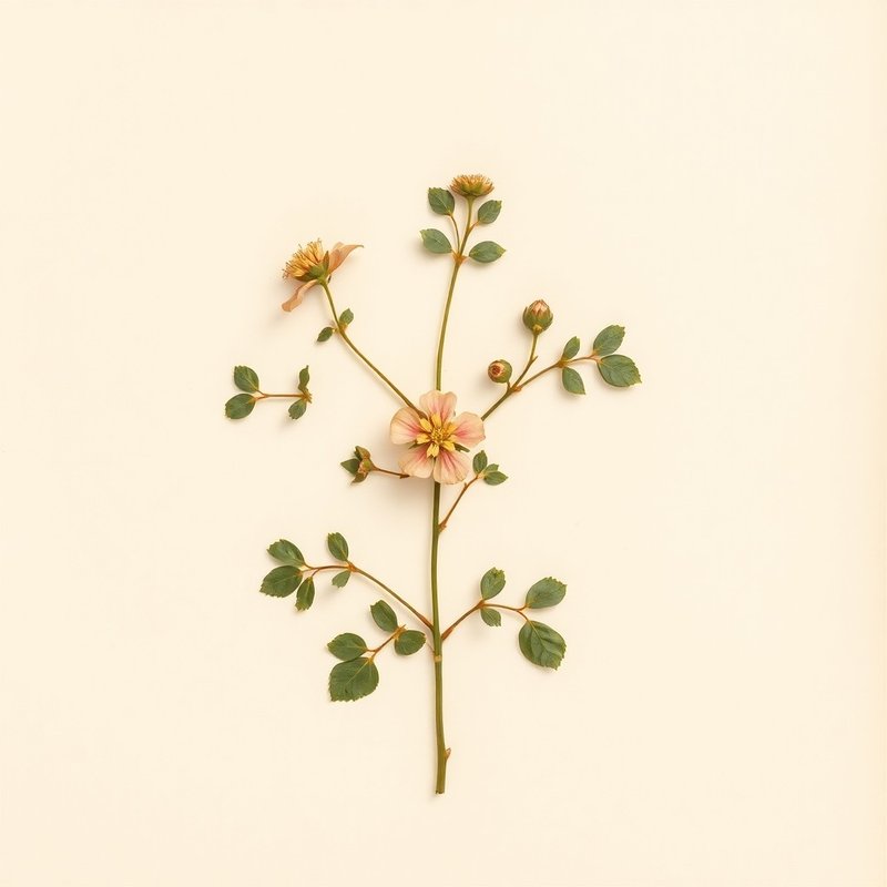 Portulaca grandiflora (Rose Moss) — botanical photograph