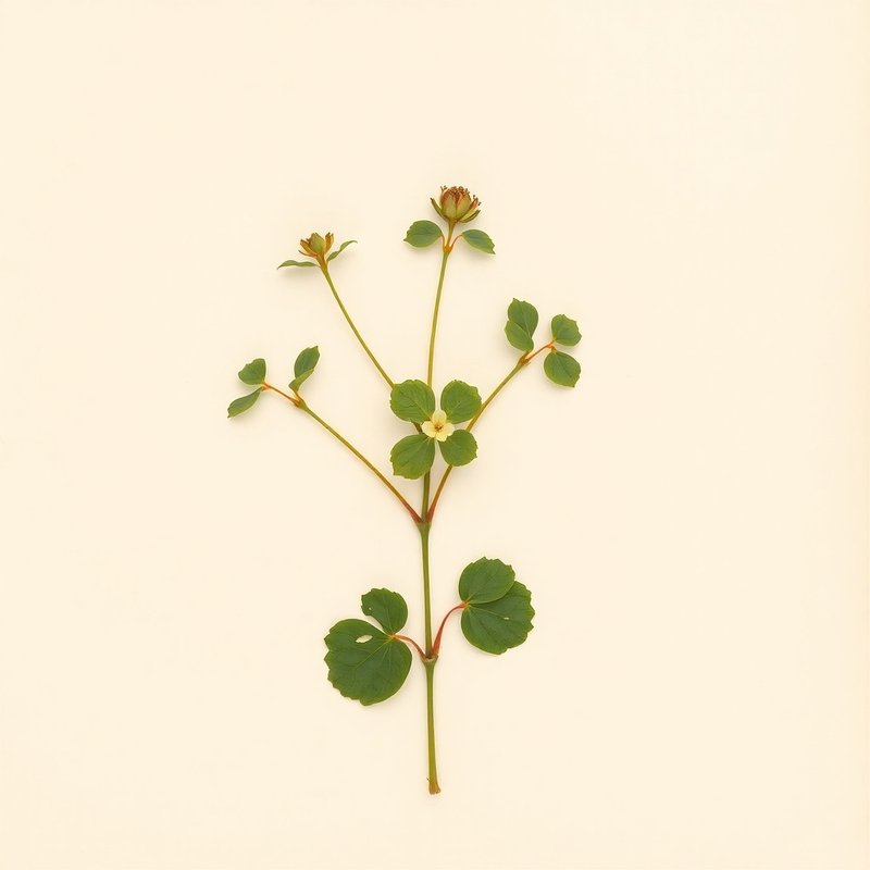 Portulaca oleracea (Green Purslane) — botanical photograph