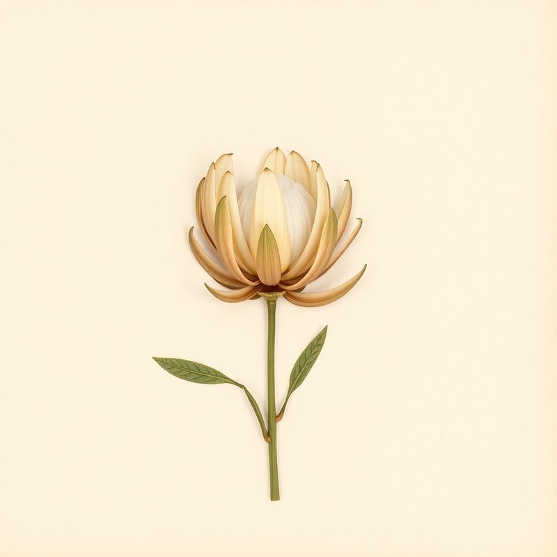 Protea repens (Sugar Bush) — botanical photograph