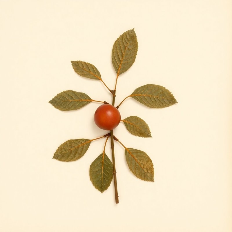 Prunus americana (American Plum) — botanical photograph