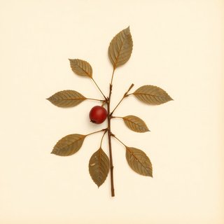 Prunus bokharensis (Bokhara Plum) — botanical photograph