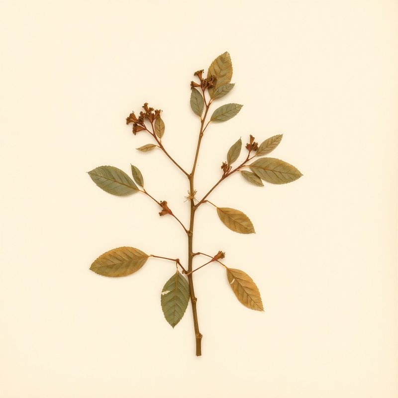 Prunus cerasifera divaricata (Prunus cerasifera divaricata) — botanical photograph