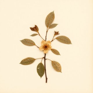 Prunus davidiana (Chinese Wild Peach) — botanical photograph