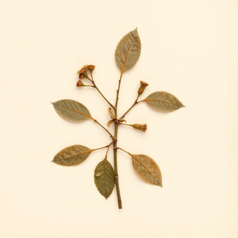 Prunus dielsiana (Prunus dielsiana) — botanical photograph