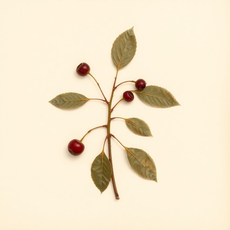 Prunus emarginata (Bitter Cherry) — botanical photograph
