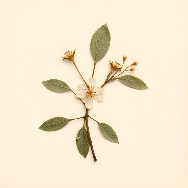 Prunus grayana (Japanese Bird Cherry) — botanical photograph