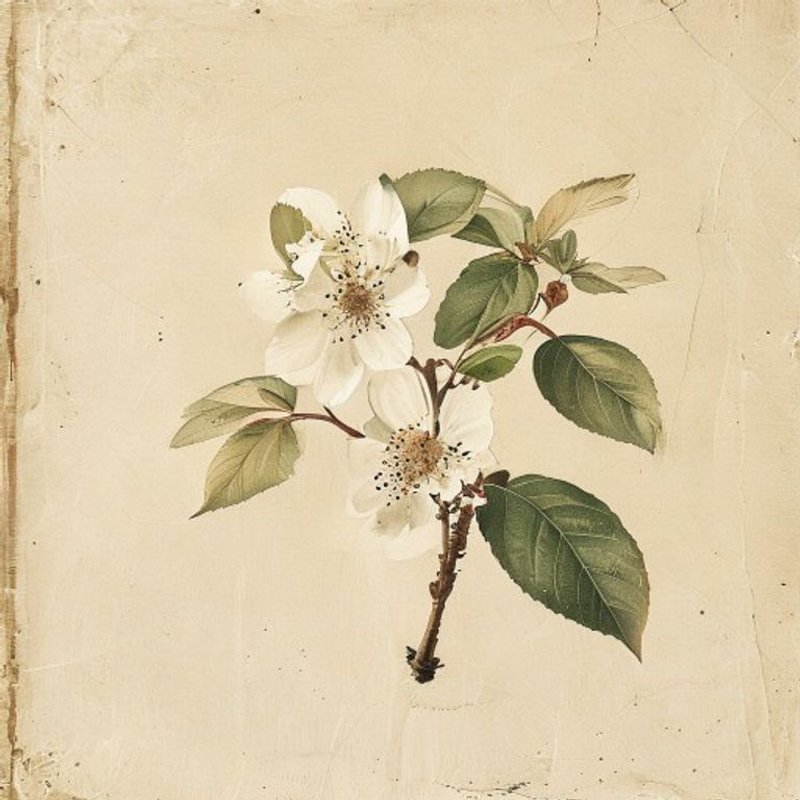 Prunus ilicifolia (Holly-Leaved Cherry) — botanical photograph
