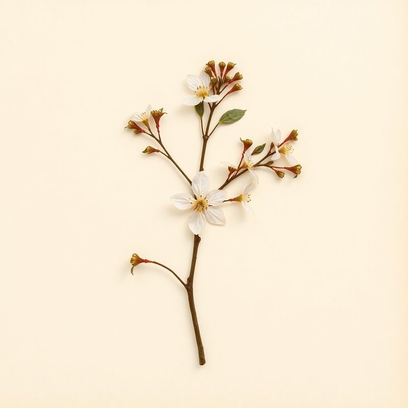 Prunus jamasakura (Yamazakura) — botanical photograph