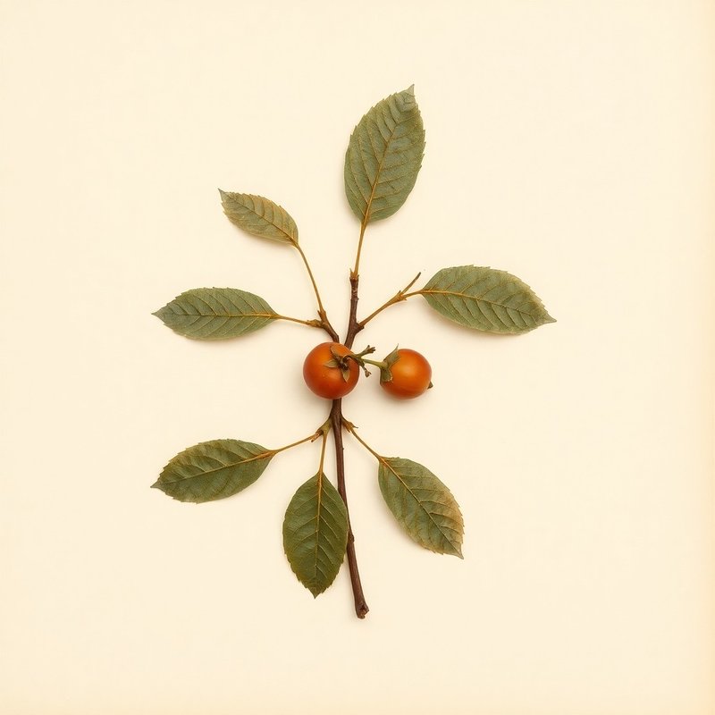 Prunus japonica nakai (Japanese Plum) — botanical photograph