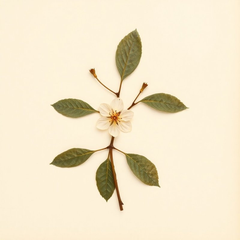 Prunus lannesiana (Oshima Cherry) — botanical photograph