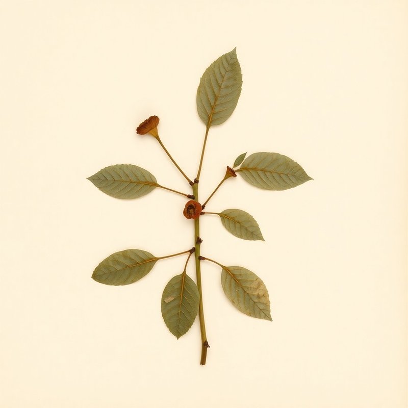 Prunus maritima (Beach Plum) — botanical photograph