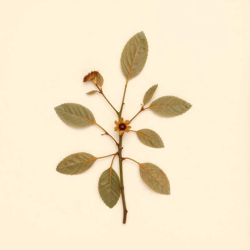 Prunus media (Prunus media) — botanical photograph