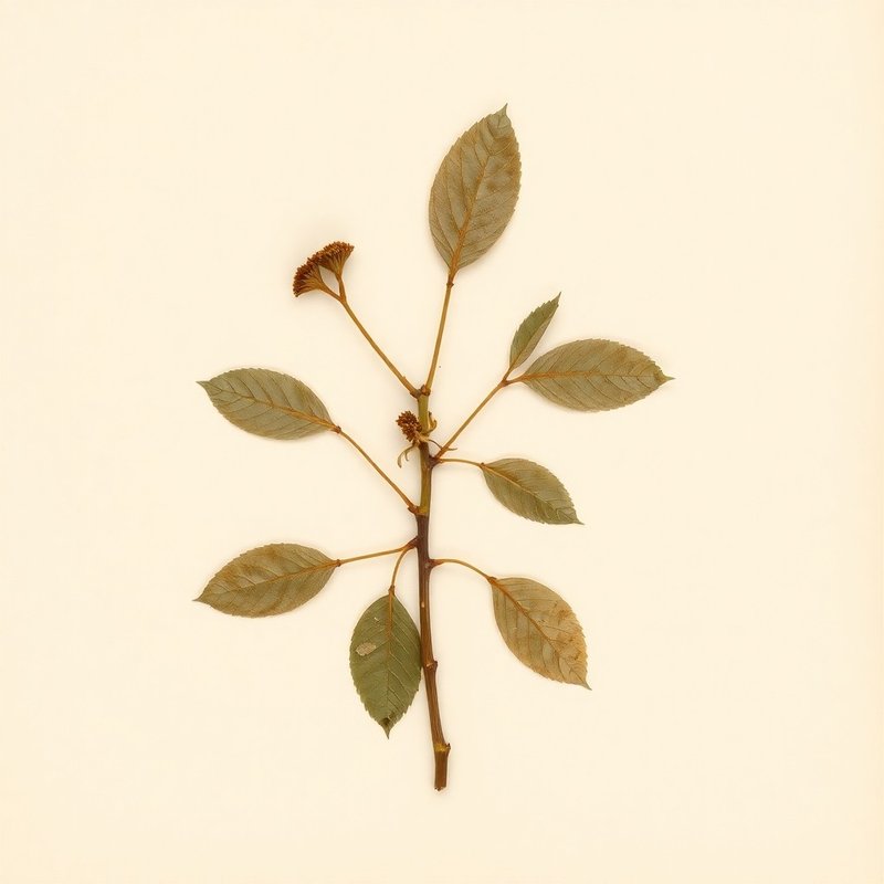 Prunus padus (Prunus padus) — botanical photograph