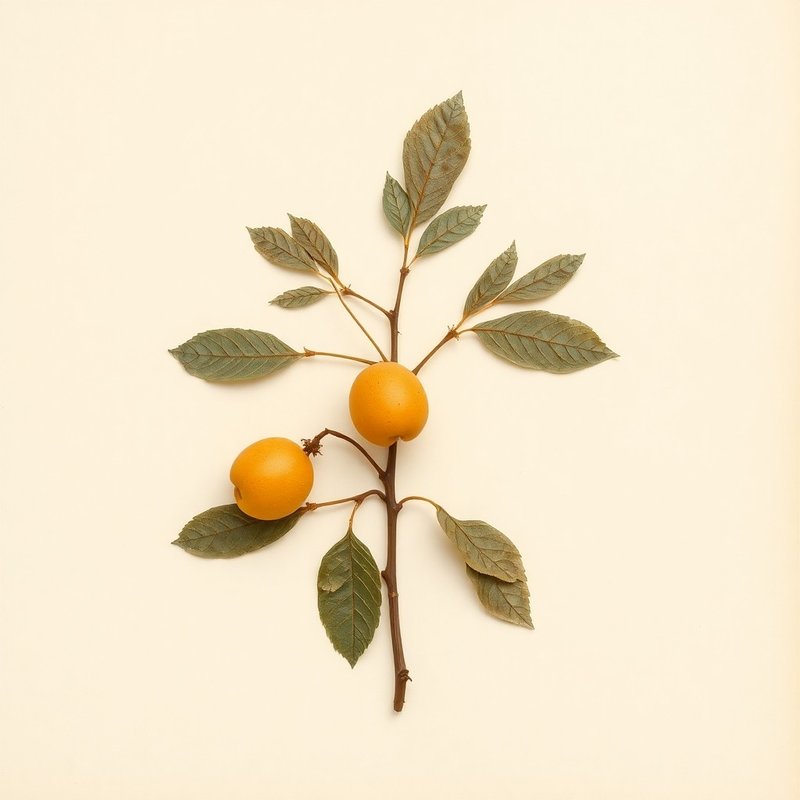 Prunus sibirica (Siberian Apricot) — botanical photograph
