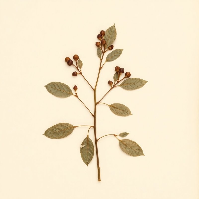 Prunus spinosa (Sloe) — botanical photograph