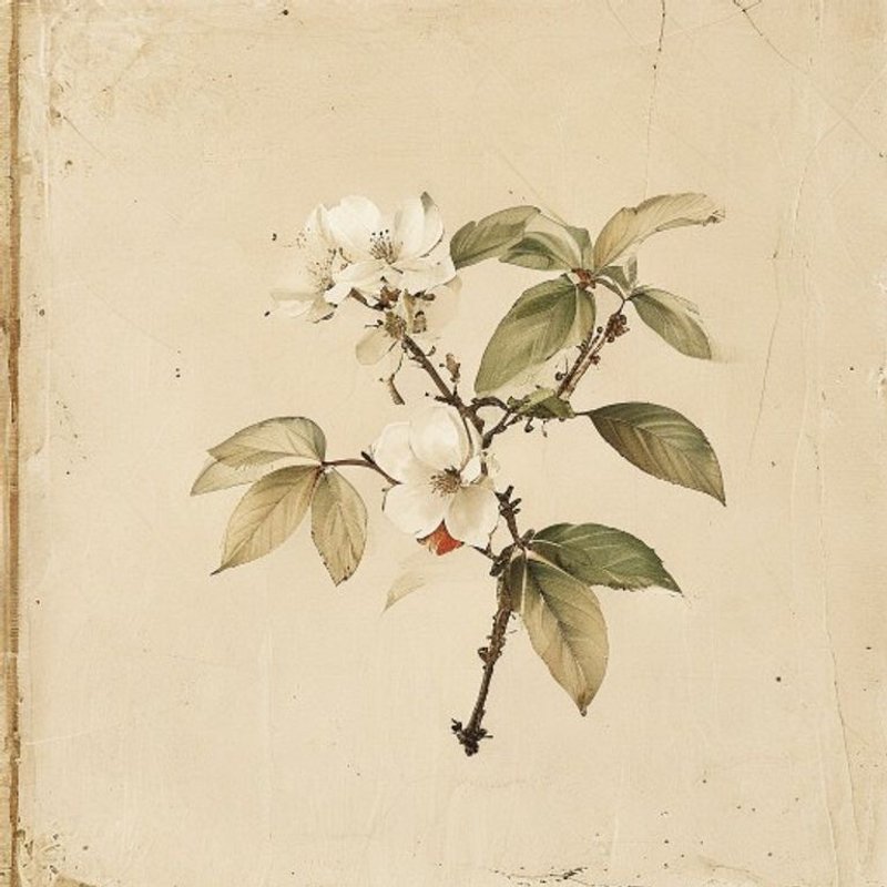 Prunus ssiori (Japanese Bird Cherry) — botanical photograph