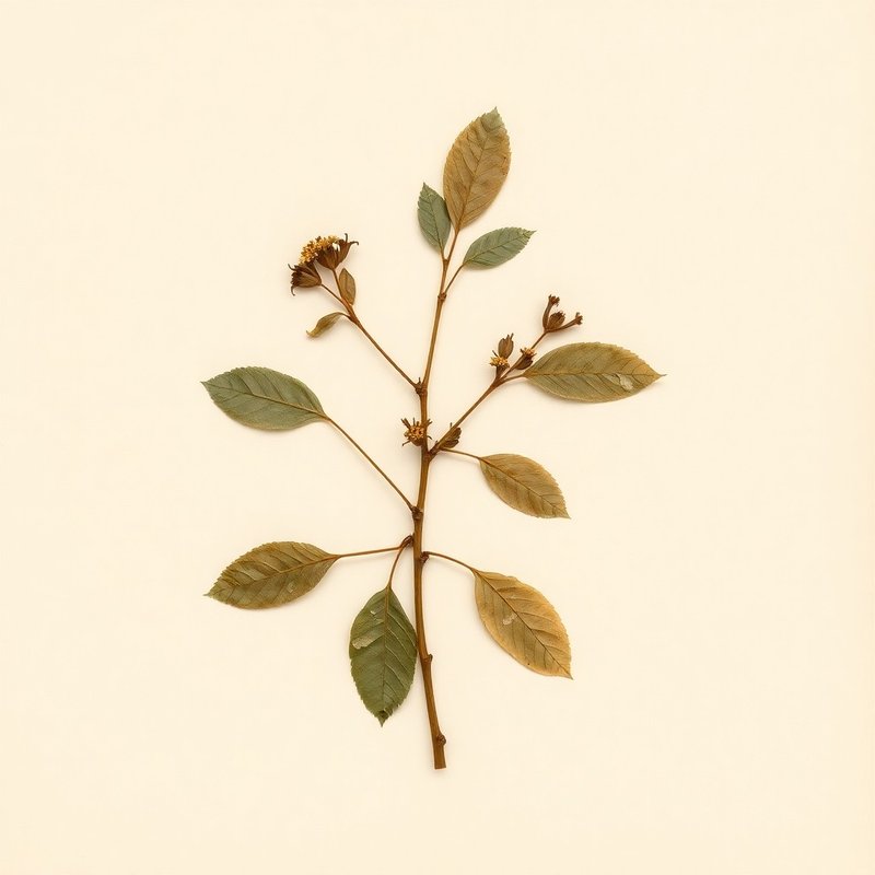 Prunus tangutica (Prunus tangutica) — botanical photograph