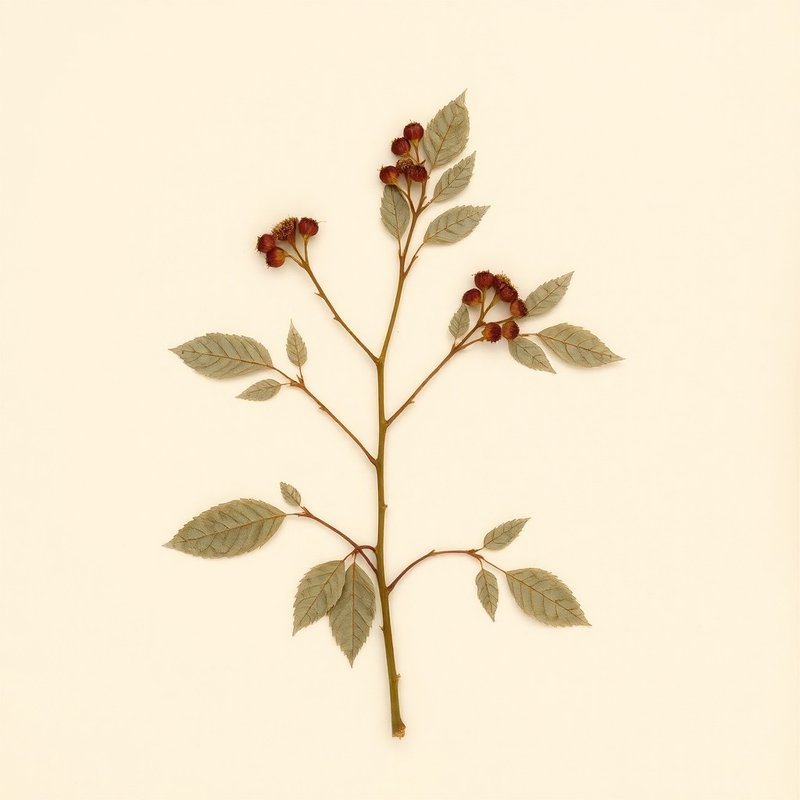 Prunus virginiana demissa (Western Chokecherry) — botanical photograph