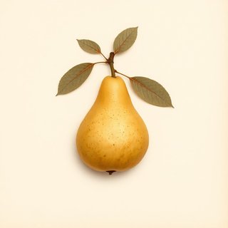 Pyrus pyrifolia culta (Asian Pear) — botanical photograph