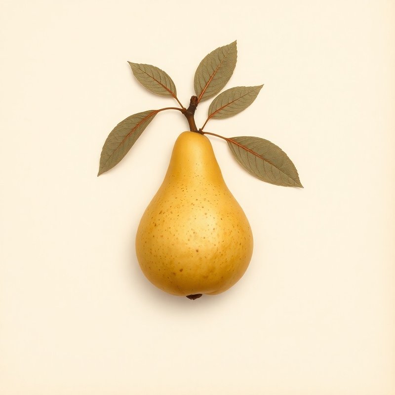 Pyrus ussuriensis (Harbin Pear) — botanical photograph