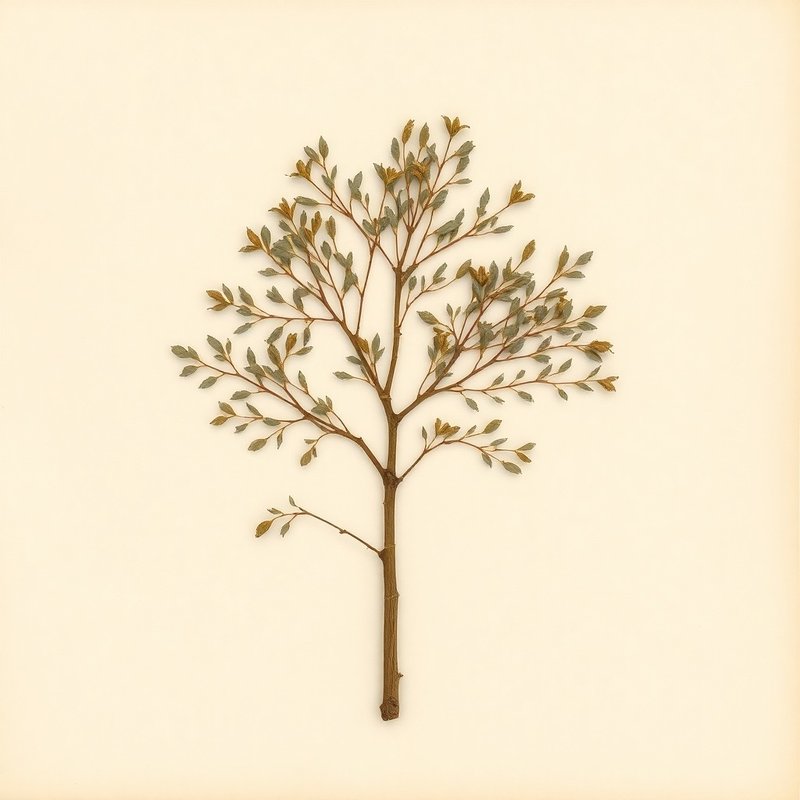 Quercus ilex ballota (Holm Oak) — botanical photograph