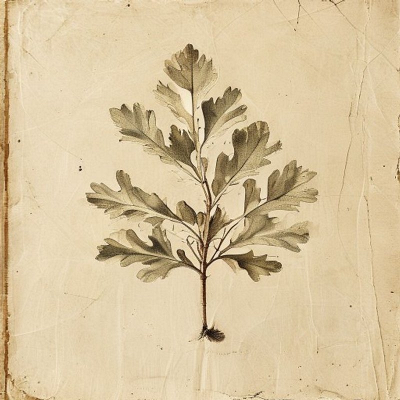 Quercus ithaburensis macrolepis (Valonia Oak) — botanical photograph
