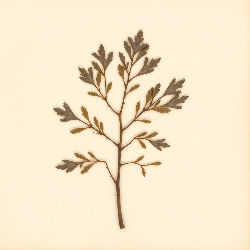 Quercus kelloggii (Californian Black Oak) — botanical photograph
